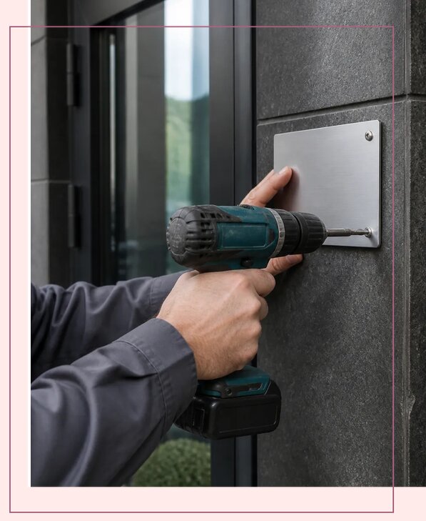 Изготовление и монтаж фасадных табличек для зданий в Твери