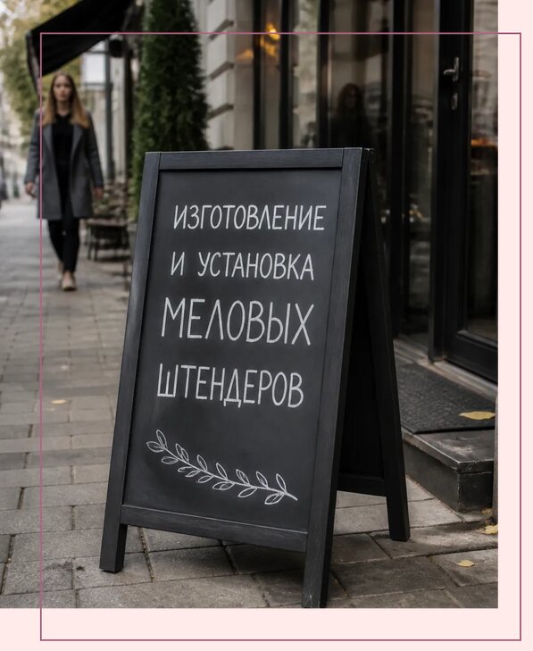 Меловые штендеры в Твери по цене от 7066 р. | Аванза-Твр